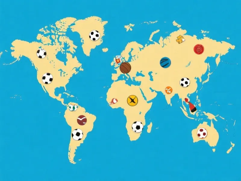 Global Sports Coverage Map